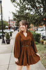 Harvest Tiered Babydoll Dress