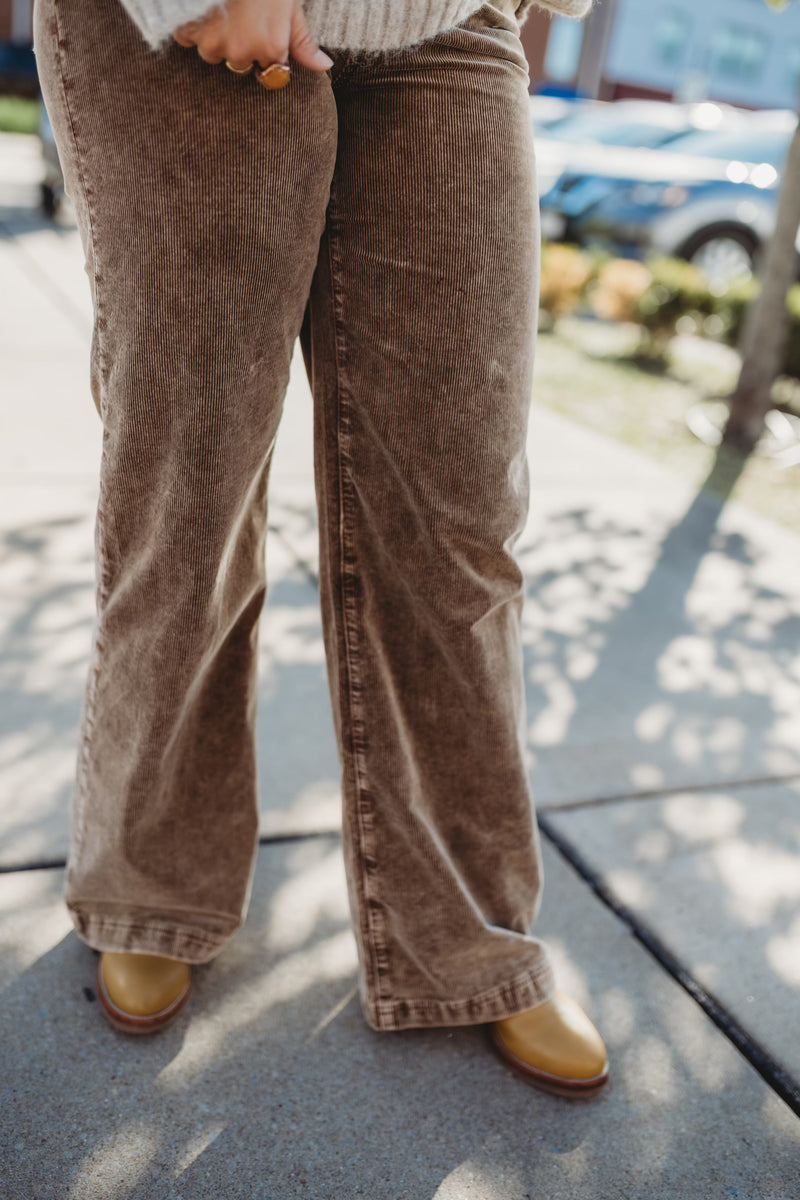 Mocha Corduroy Jean