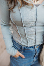 Chic Lace Long Sleeve Top
