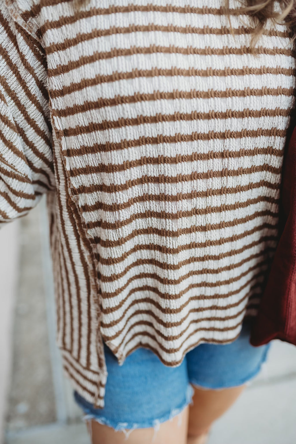 Sarah Stripe Knit Top
