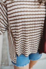 Sarah Stripe Knit Top