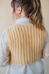 Shayla Sweater Vest- Yellow