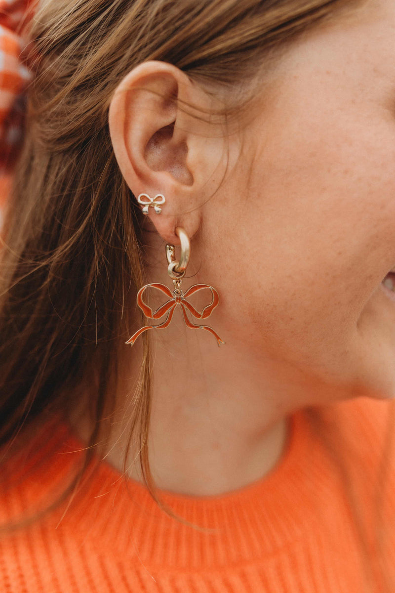 Game Day Bow Earrings