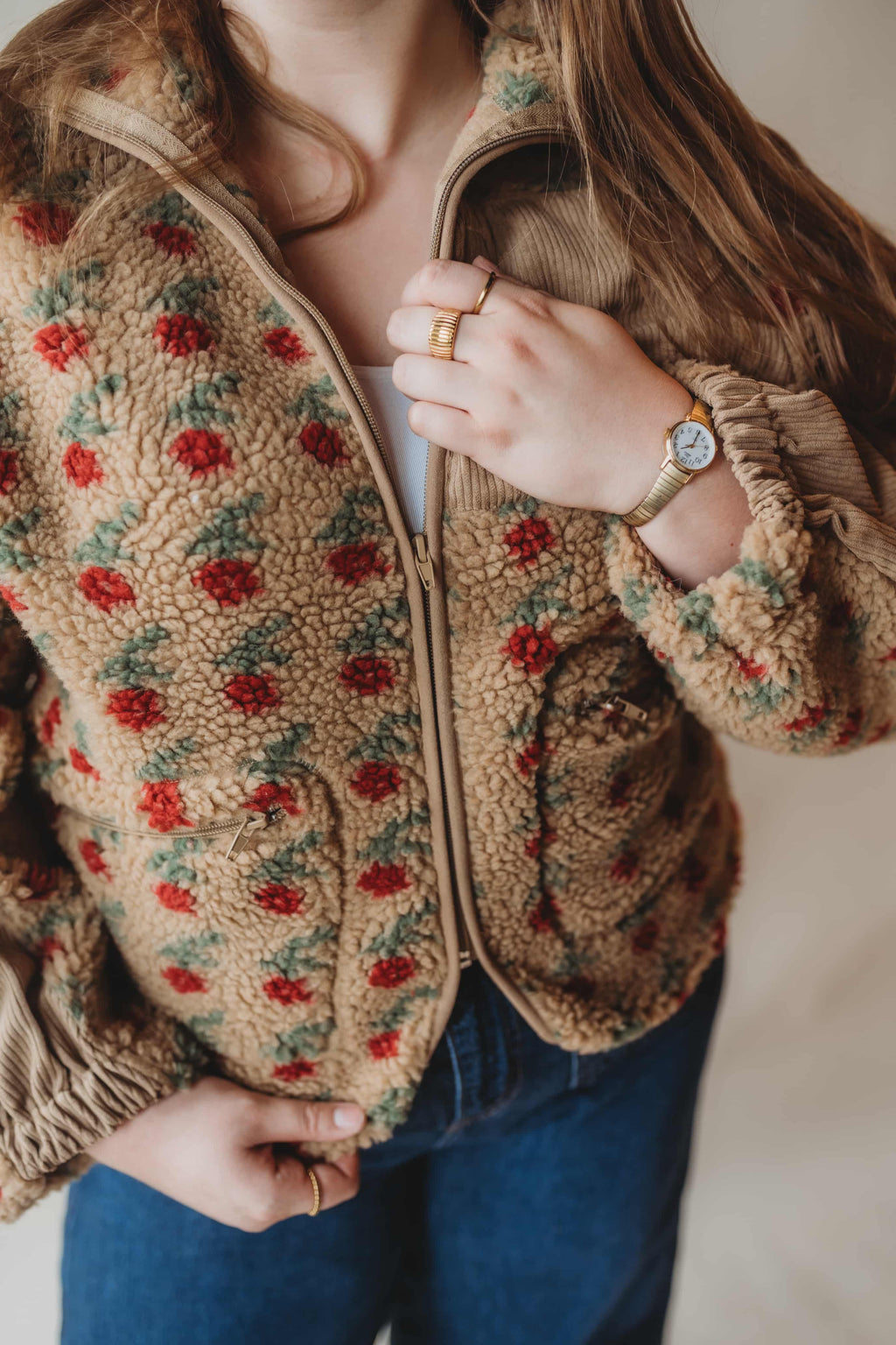 Rose Festive Sweater