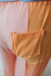 Melon Drawstring Wide Leg Pants