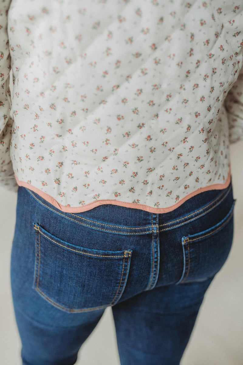 Dainty Floral Tied Cardi