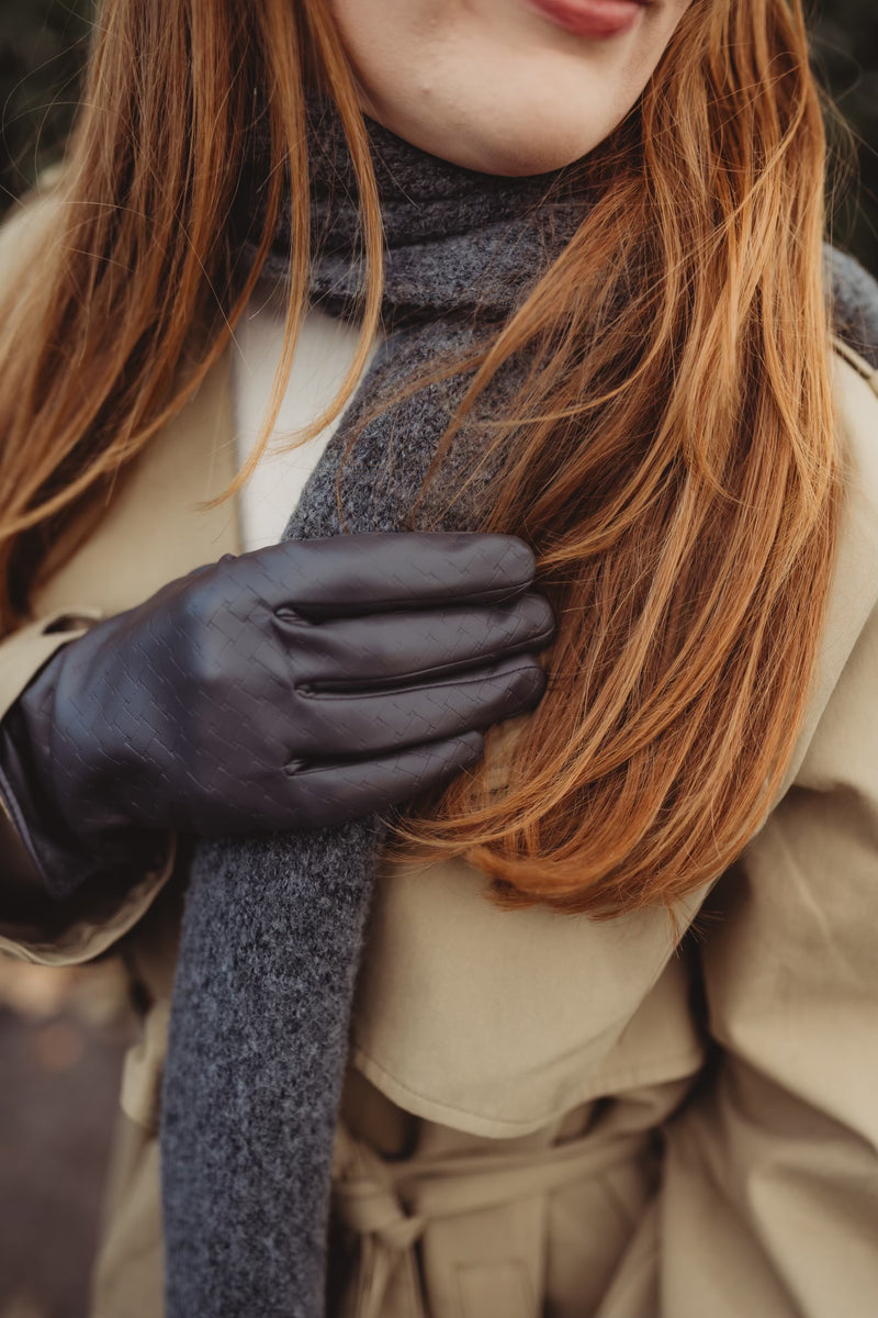 Vegan Leather Gloves