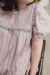 Gracie Tiered Mini Dress- Pink