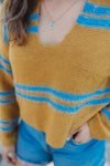 Mustard Striped Sweater