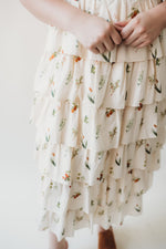 Allison Tiered Floral Midi