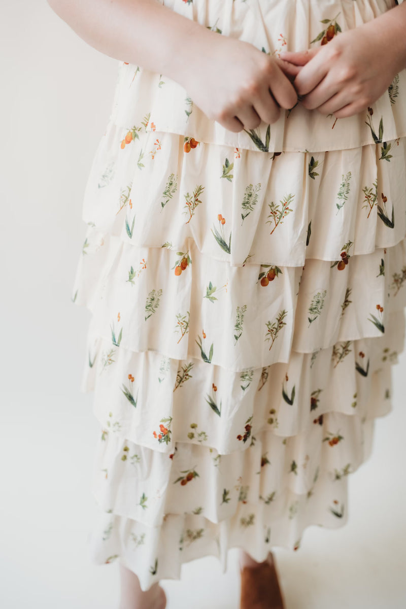 Allison Tiered Floral Midi