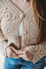 Sandy Crochet Cardigan