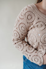 Sandy Crochet Cardigan