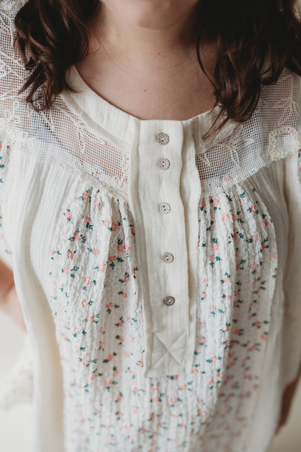 Floral Patchwork Tank Top