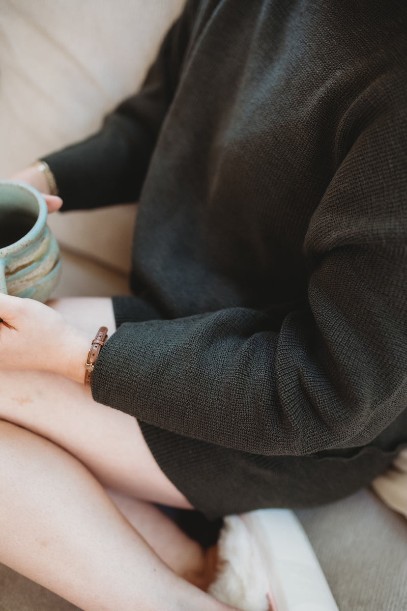 Homebody Sweater Set - Olive