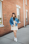 Rise Cargo Denim Jacket