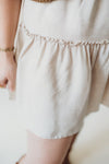 Tencel Tiered Mini Skirt