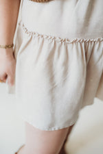 Tencel Tiered Mini Skirt