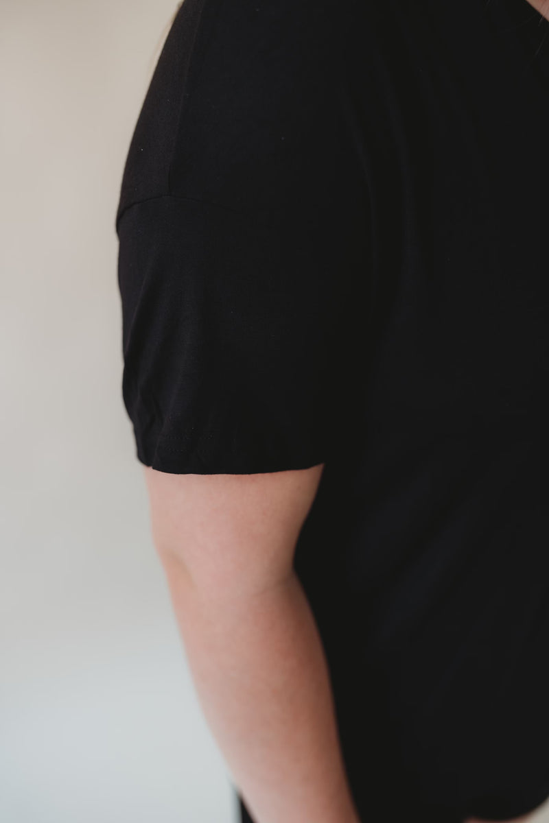 Drop Shoulder Tee and Shorts Set