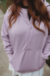 Athletic Hooded Jacket- Lavender