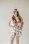 Strawberry Patch Shorts - Cream