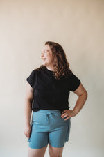 Charcoal Relaxed Tee