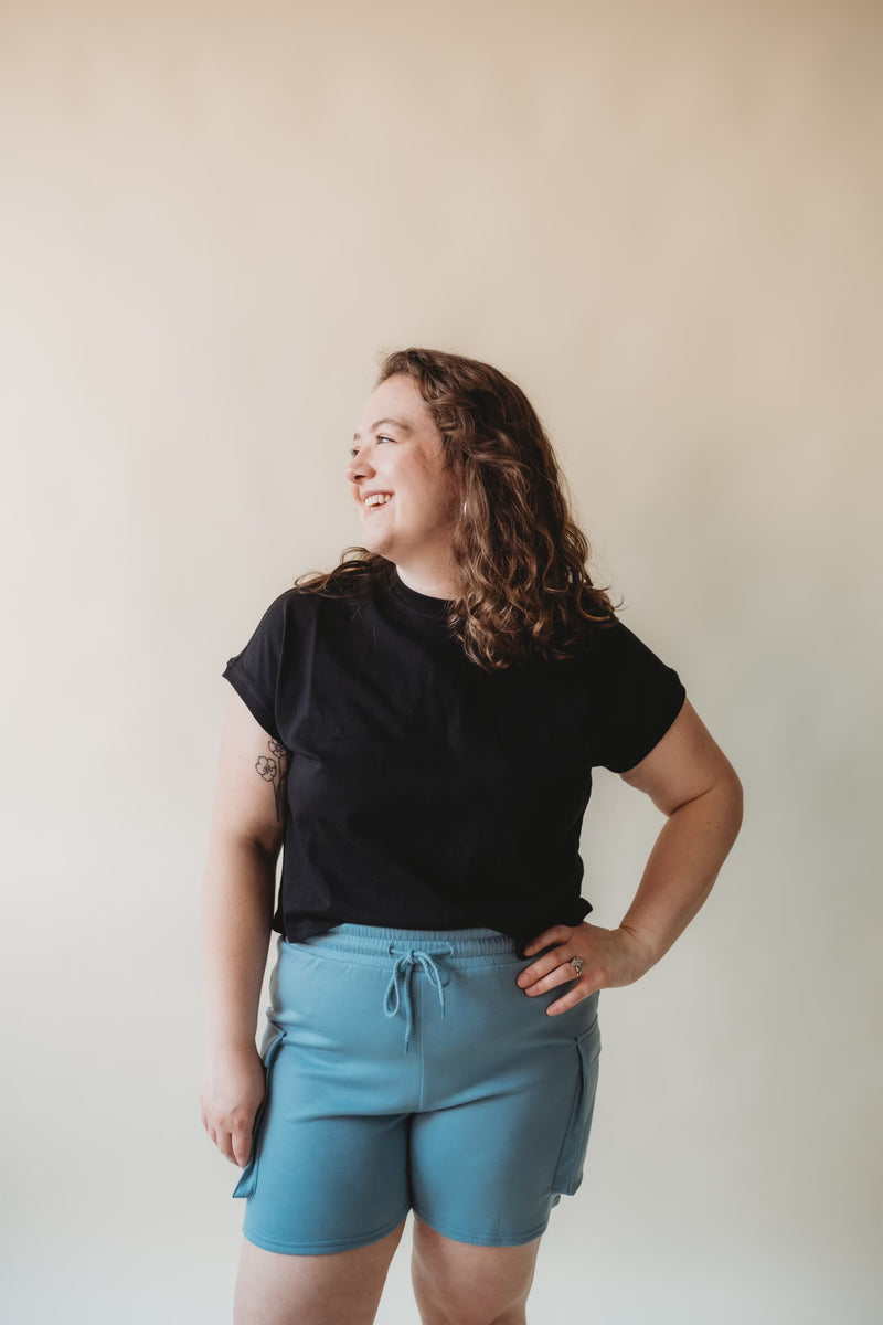 Charcoal Relaxed Tee