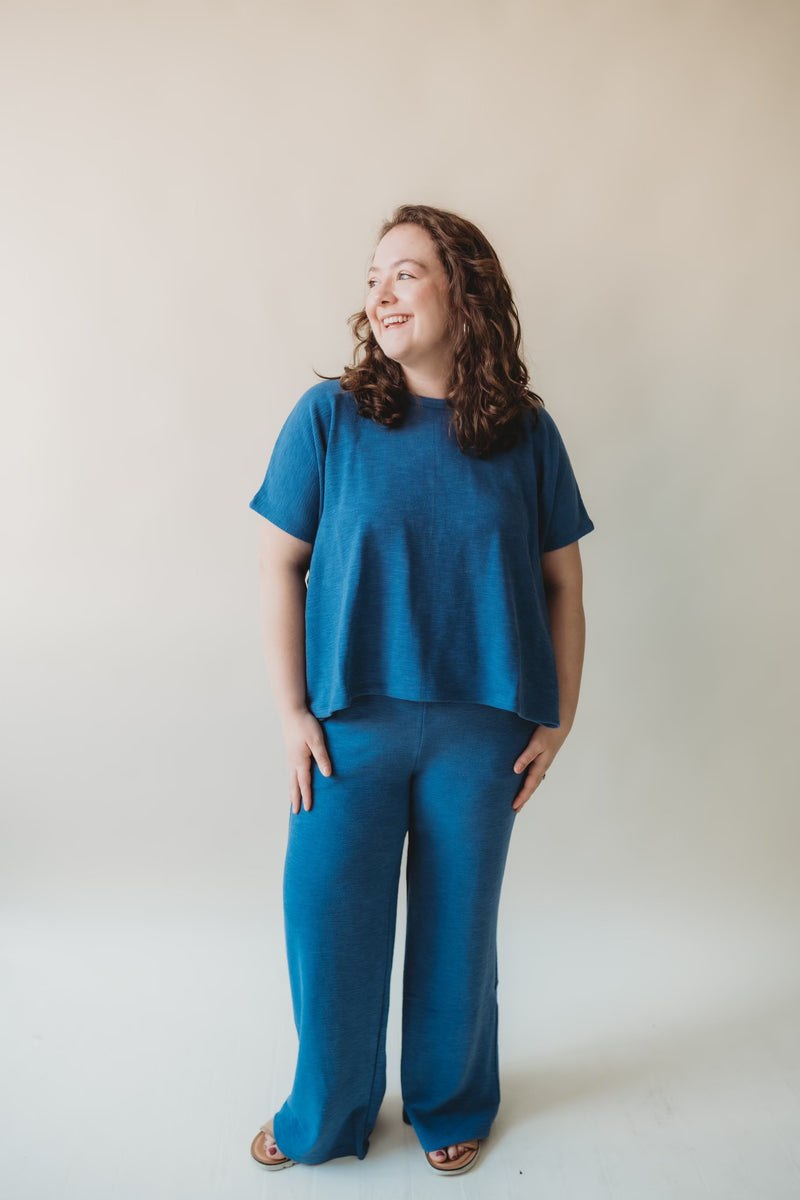 Comfort Top & Pant Set- Blue