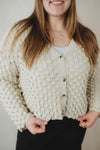 Jillian Cream Knit Cardigan