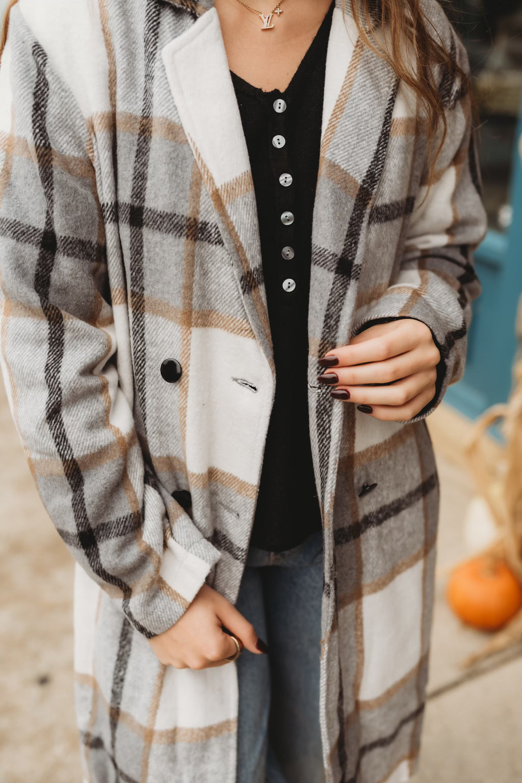 Autumnal Trench Coat- London Plaid