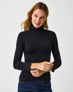 SPANX Better Base Long Sleeve Turtleneck - Black