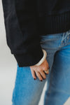 Black Ribbed Sweater