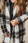 Autumnal Trench Coat- Black
