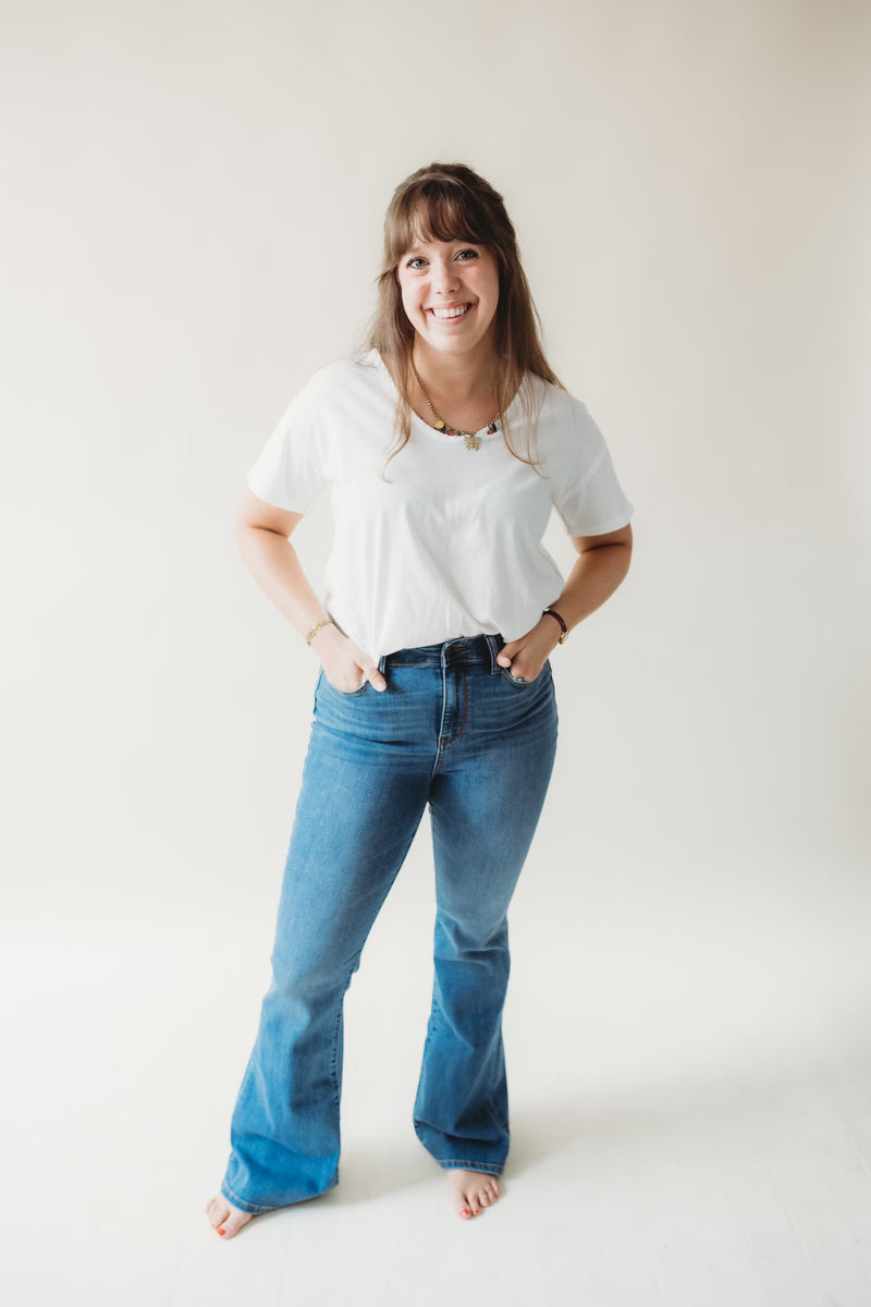 Judy Blue Hw Classic Flare Jeans