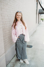 B&W Plaid Balloon Pants