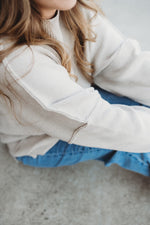 Creamy Oversized Sweater