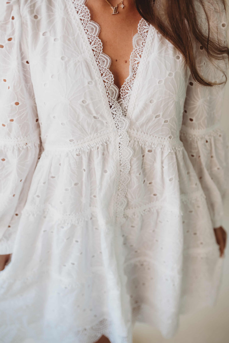 Lace Detail Babydoll Dress
