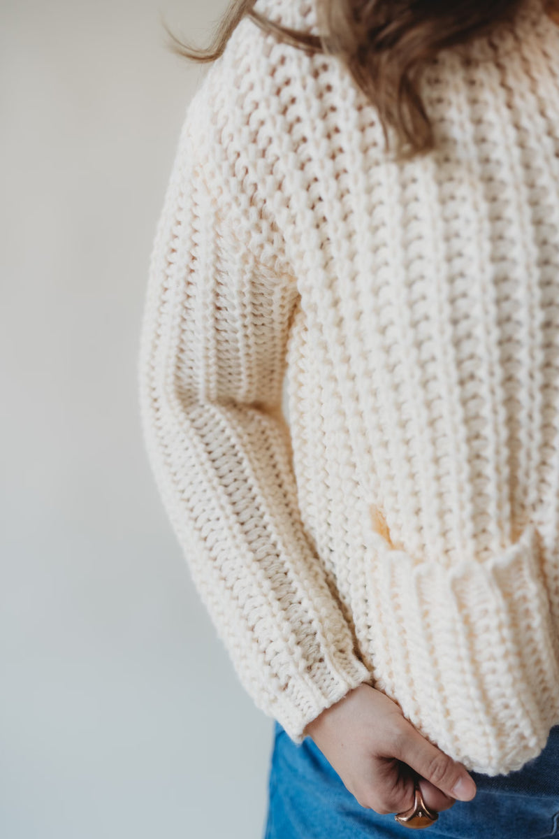 Golden Chunky Sweater