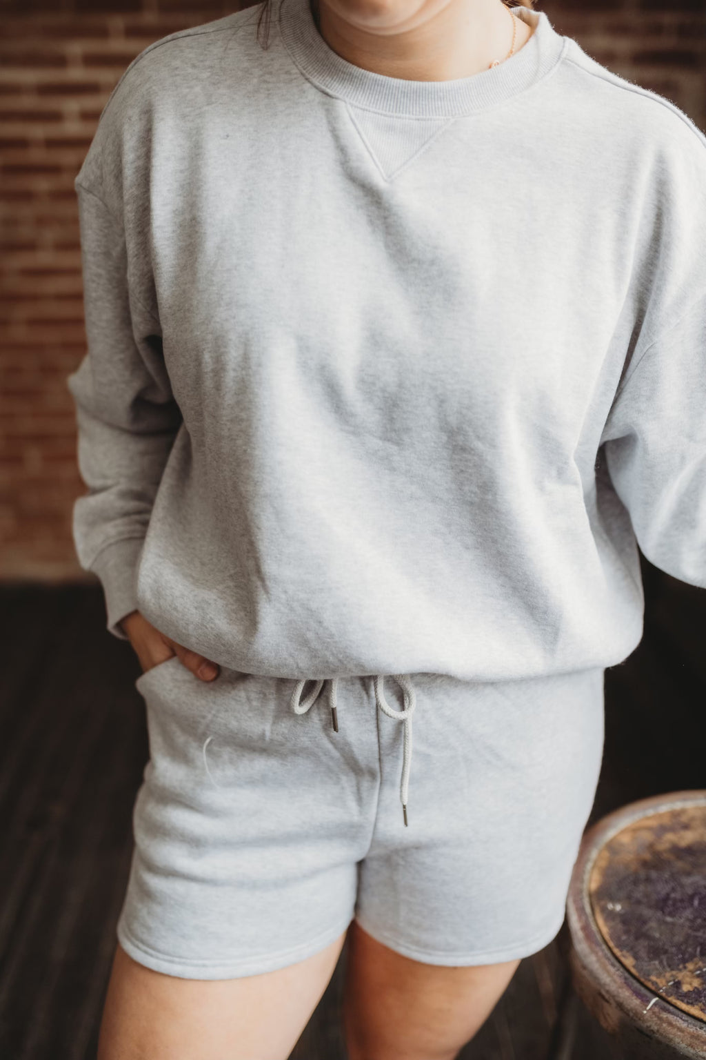 Zoe Sweatshirt and Shorts Set