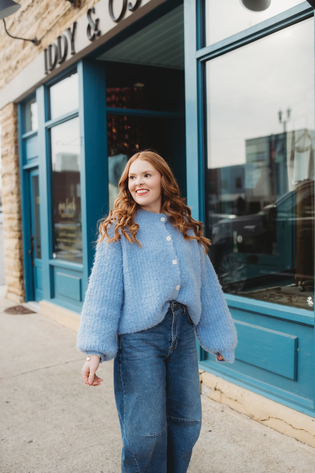 Rachel Fuzzy Cardigan – Poppie's Boutique