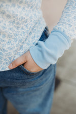 Textured Floral Knit Top