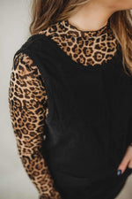 Leopard Sheer Top