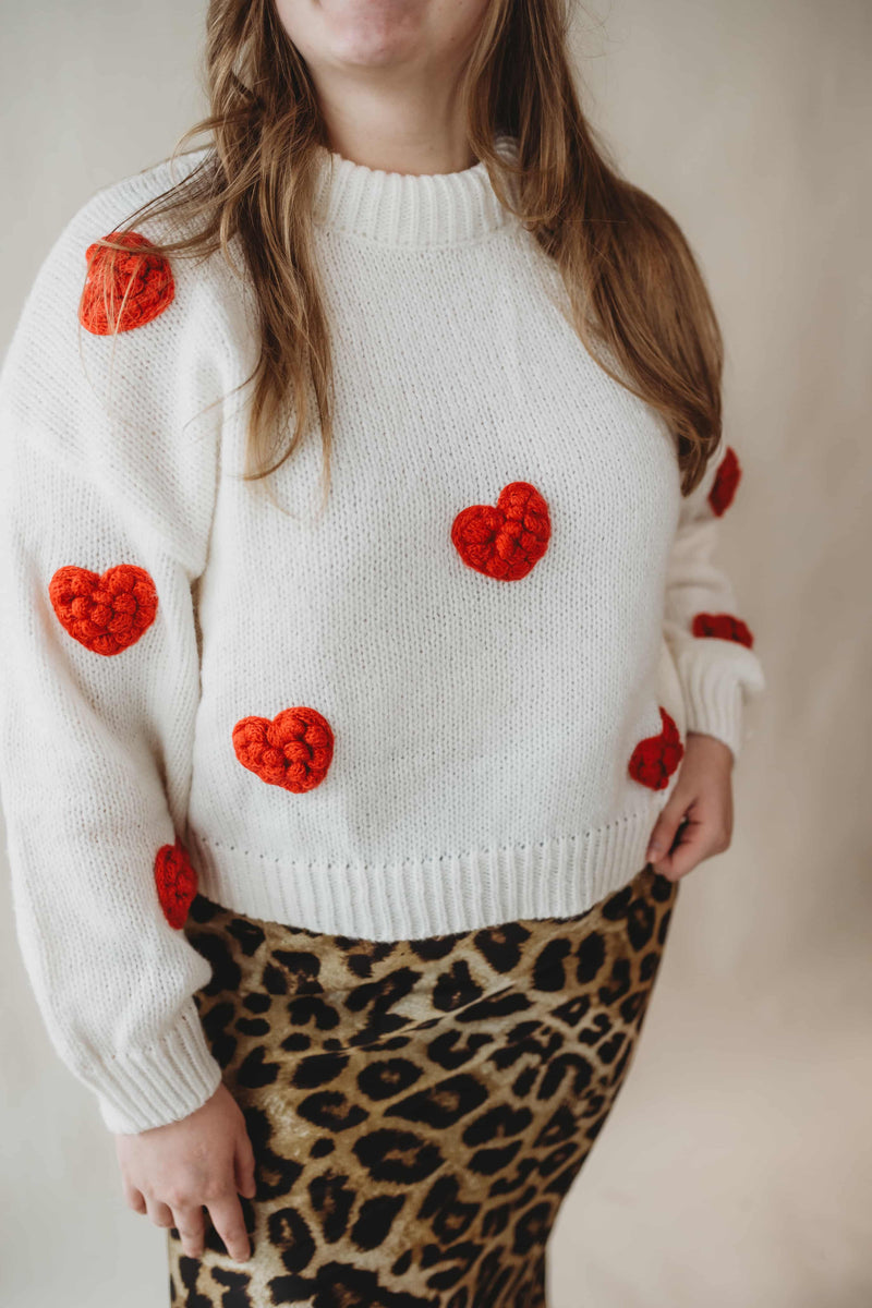 Heart Throb Sweater Top