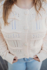 Cream Chunky Knit Detailed Sweater