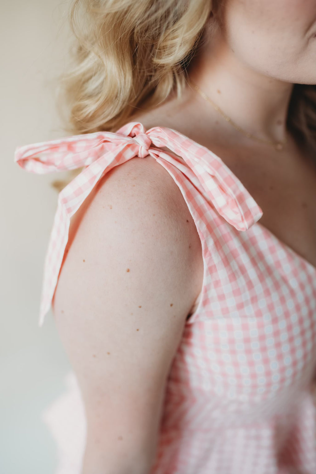 Barbie Gingham Mini Dress