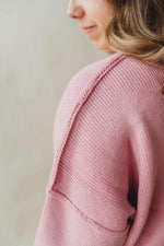 Oversized Classic Sweater - Pink