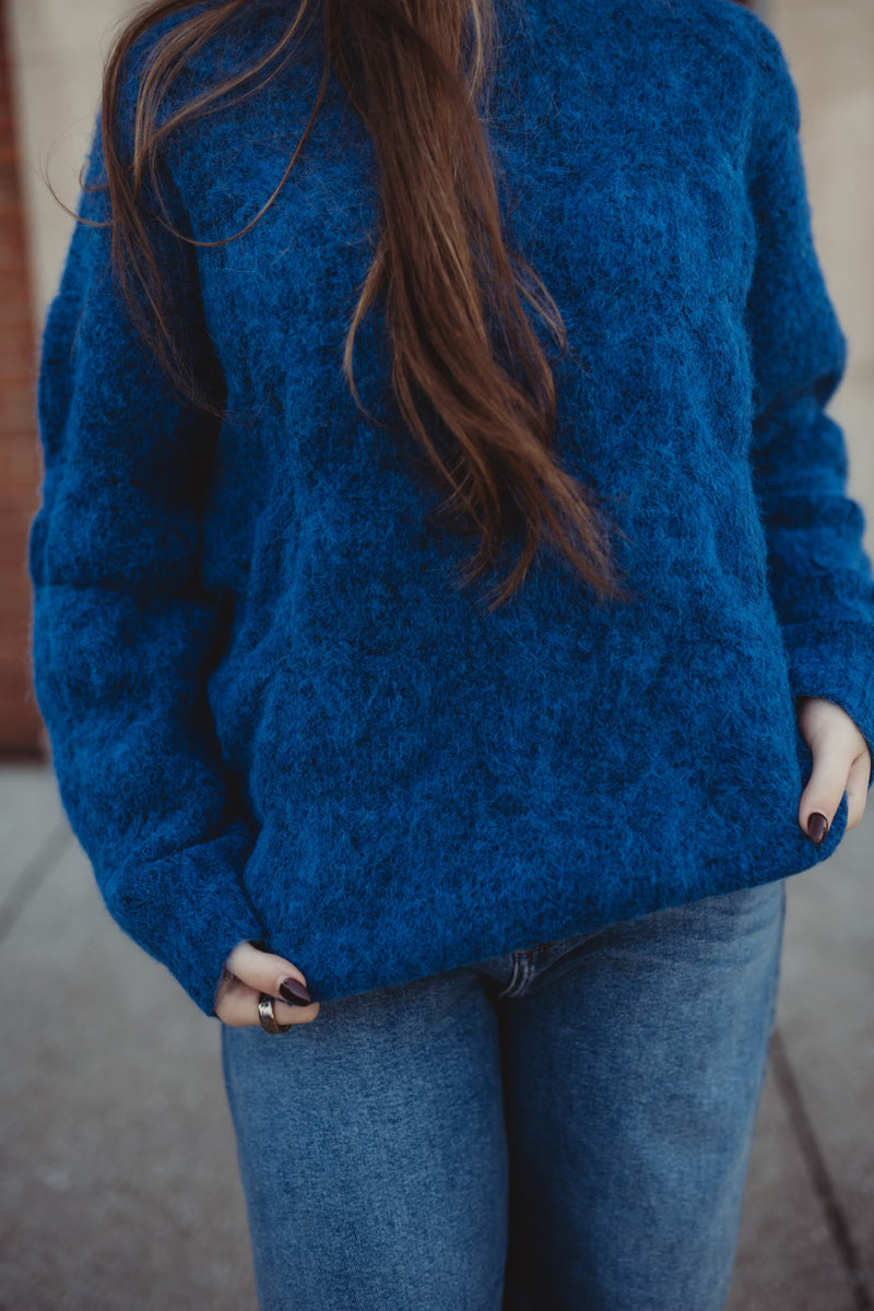 Every Cable Knit Sweater - Denim