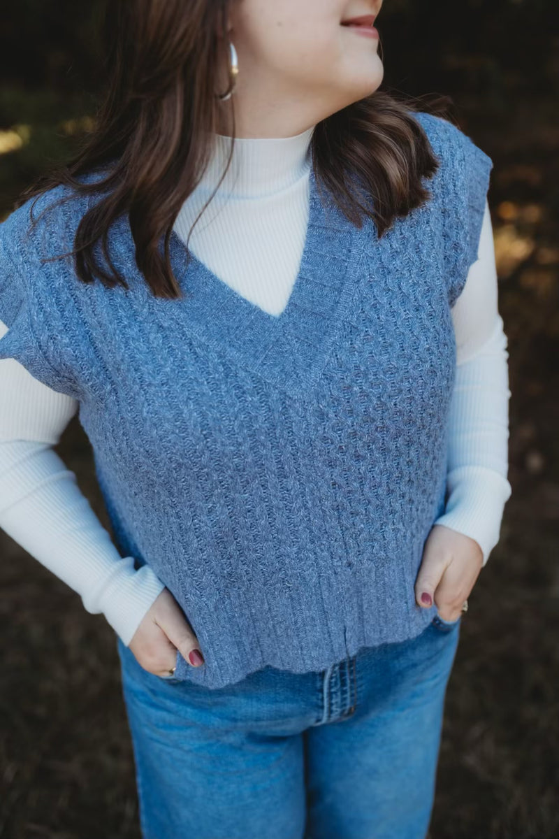Heather Knit Vest