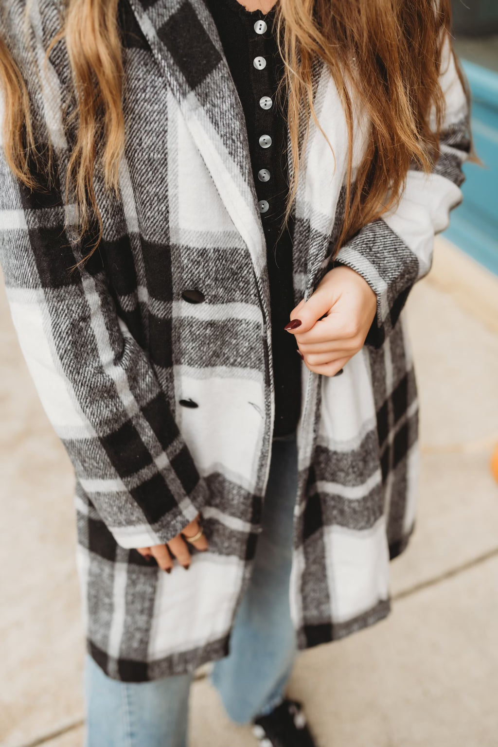 Autumnal Trench Coat- Black