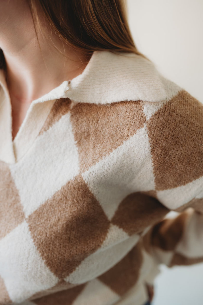 Chic Diamond Sweater